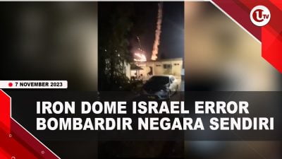 [Video] Rudal Iron Dome Israel Rusak, Berbalik Arah Bombardir Negara Sendiri | U-NEWS