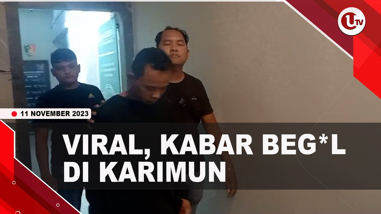 [Video] Polisi Tangkap Penyebar Hoaks Aksi Begal di Karimun