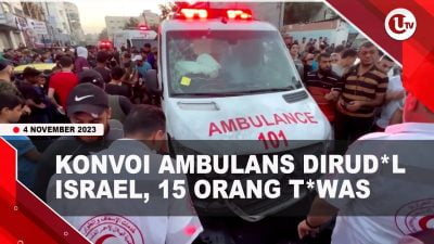 [Video] Israel Serang Konvoi Ambulans di Gaza, 15 Orang Tewas