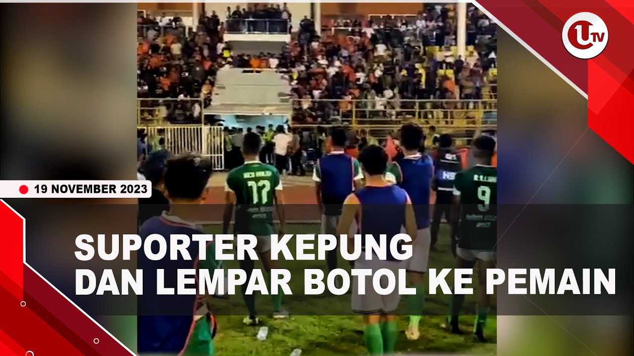 [Video] Ricuh! Suporter Persiraja Banda Aceh Kepung Pemain PSMS Medan | U-NEWS