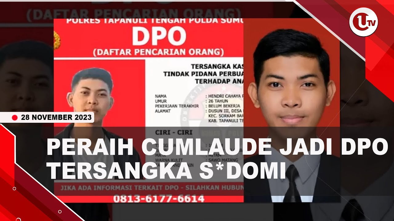 [Video] Pelaku Sodomi Puluhan Anak di Tapteng Berstatus DPO | U-NEWS