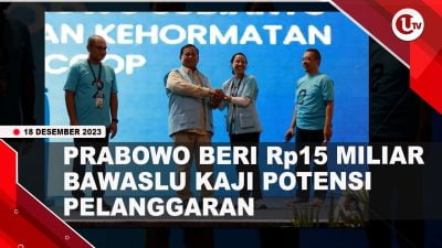 [Video] Prabowo Menangis Usai Beri Rp15 Miliar ke Koperasi MDS | U-NEWS