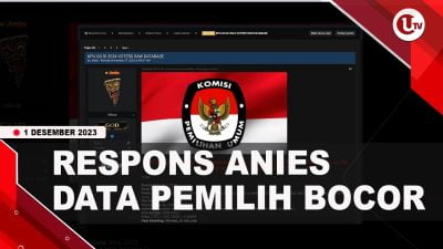[Video] Tanggapan Anies Dugaan Data Pemilih Bocor | U-NEWS