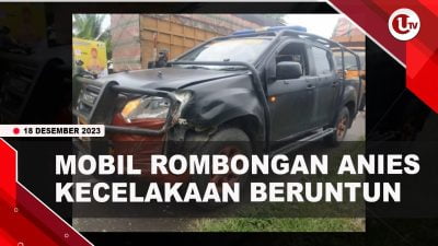 [Video] Anies Selamat Dalam Kecelakaan Beruntun di Aceh | U-NEWS