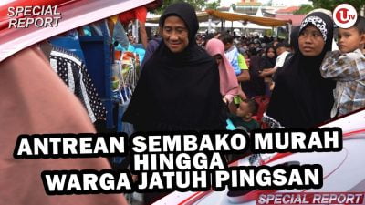 [Video] Masyarakat Desak-Desakan Berebut Sembako Murah | U-NEWS SPECIAL REPORTASE