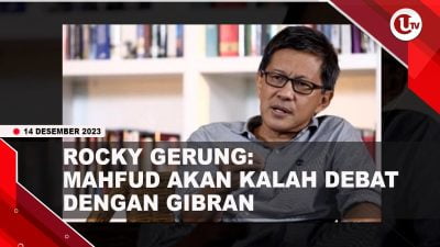 [Video] Rocky Gerung Sebut Mahfud VS Gibran Paling Ditunggu Masyarakat | U-NEWS