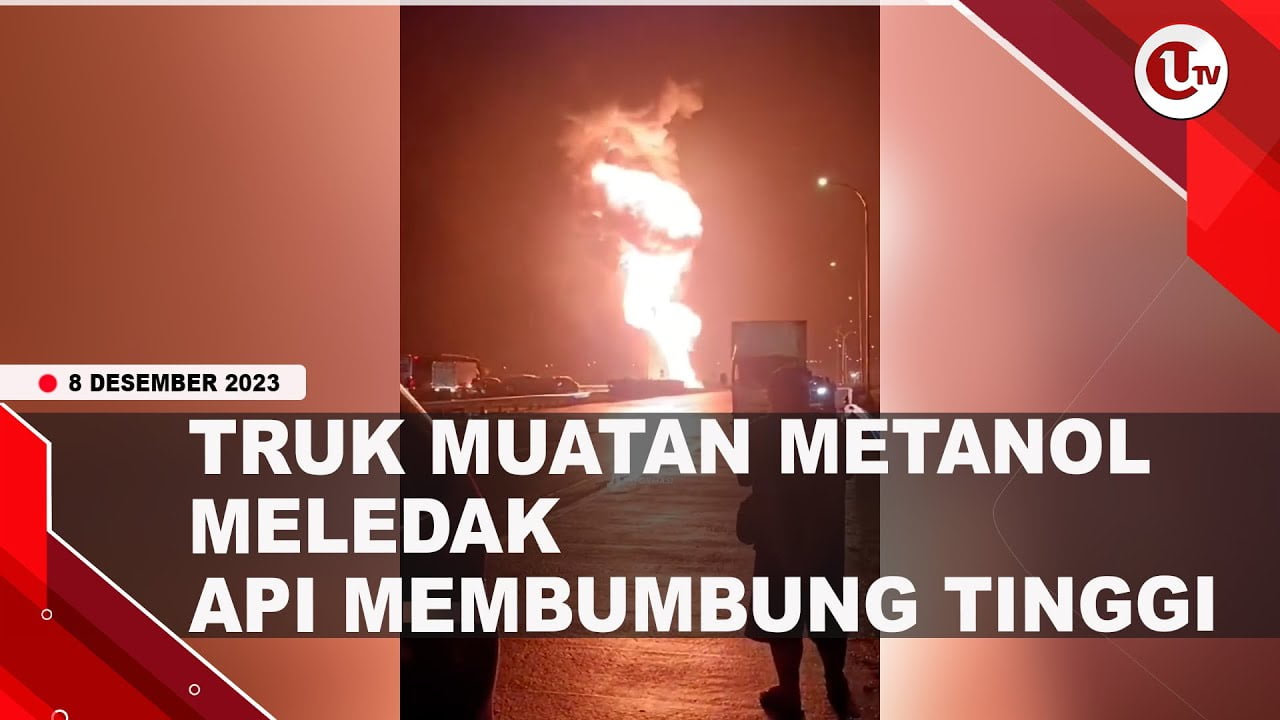 [Video] Truk Tangki Metanol Meledak di Tol Jomblang | U-NEWS