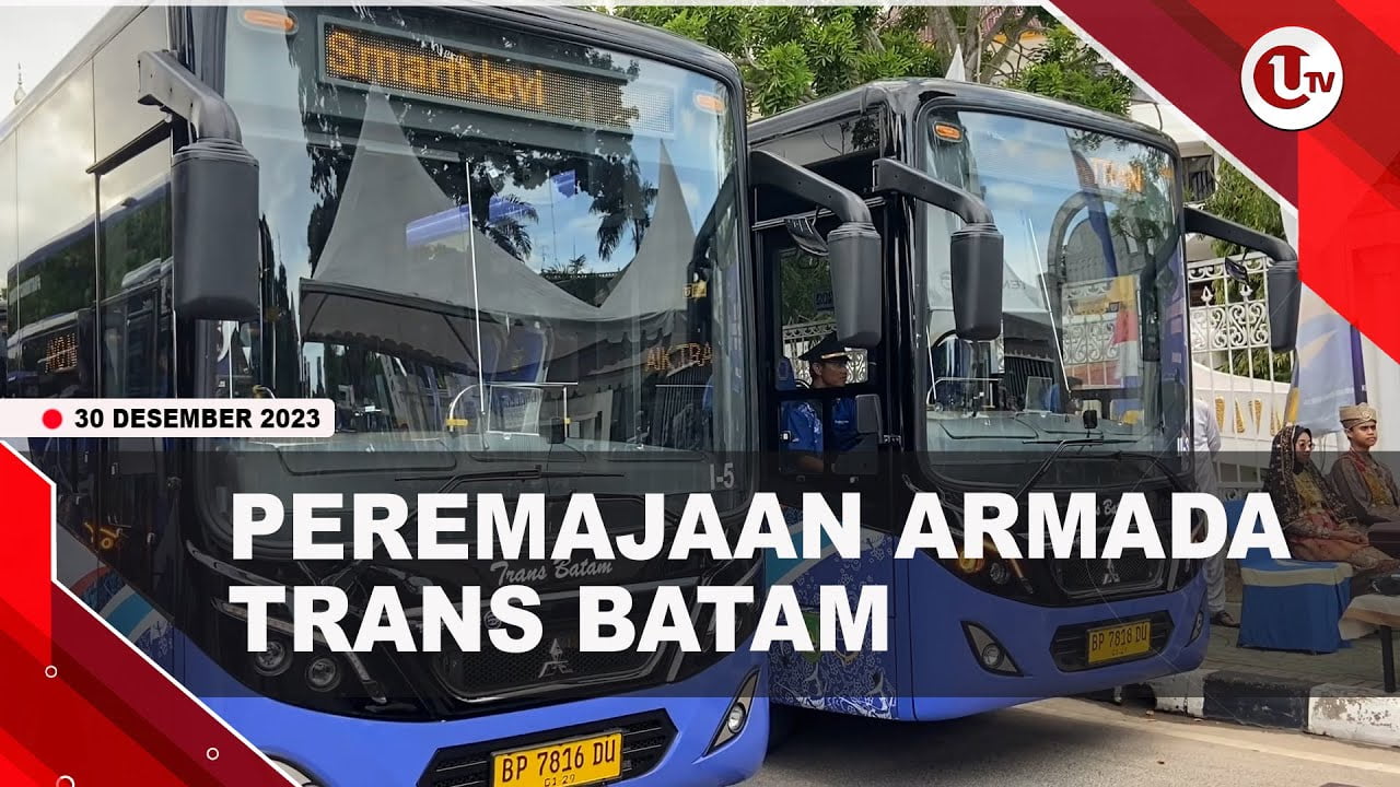 [Video] Pemko Batam Tambah 20 Armada Baru Bus Trans Batam