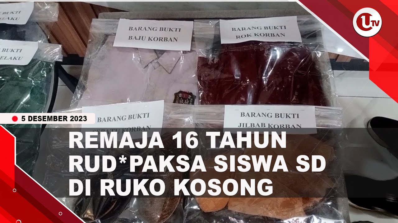 [Video] Imingi Belikan Es Krim, Remaja 16 Tahun Rudapaksa Siswi SD | U-NEWS