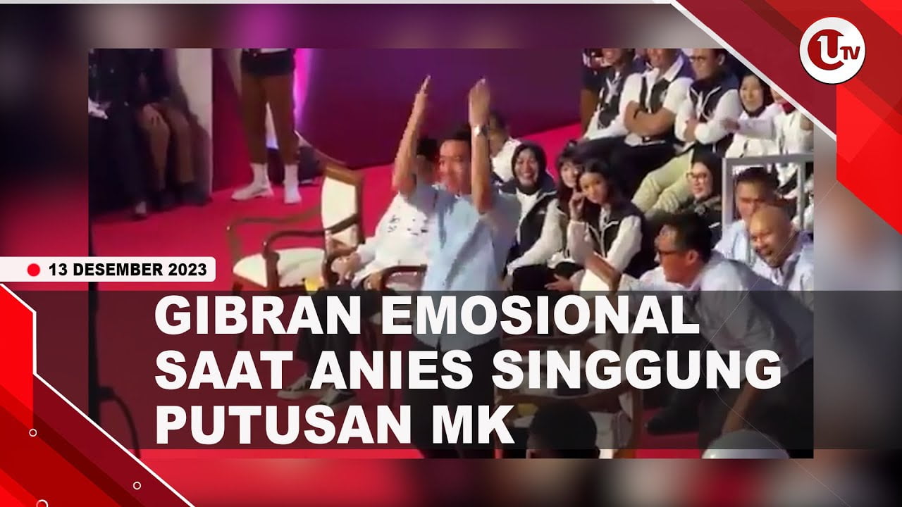 [Video] Gibran Emosional Hingga Ajak Pendukung Bersorak | U-NEWS