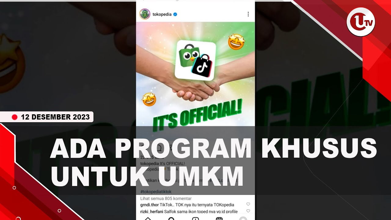 [Video] Comeback! Tiktok Shop Buka Kembali | U-NEWS