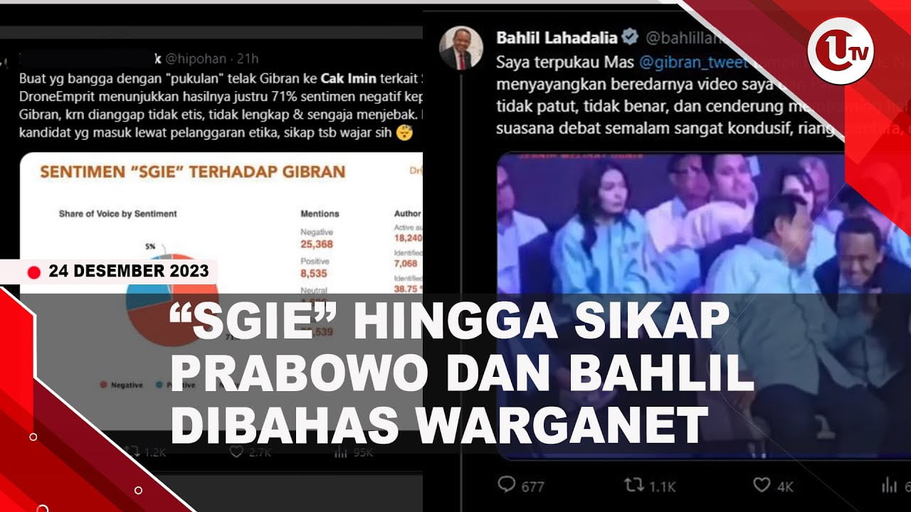 [Video] Gibran dan Cak Imin Trending di X Usai Debat Cawapres