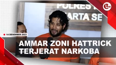 [Video] Satu Bulan Bebas, Ammar Zoni Kembali Ditangkap Karena Narkoba | U-NEWS