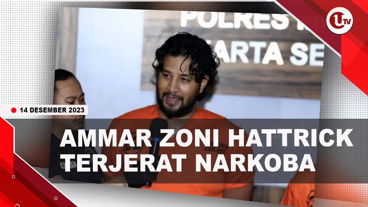 [Video] Satu Bulan Bebas, Ammar Zoni Kembali Ditangkap Karena Narkoba | U-NEWS