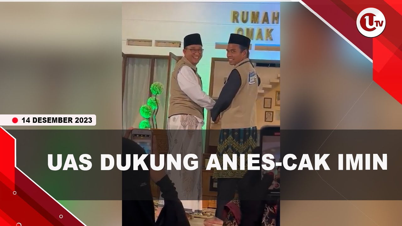 [Video] Anies Kunjungi Uas di Riau, Kompak Kenakan Rompi Amin | U-NEWS