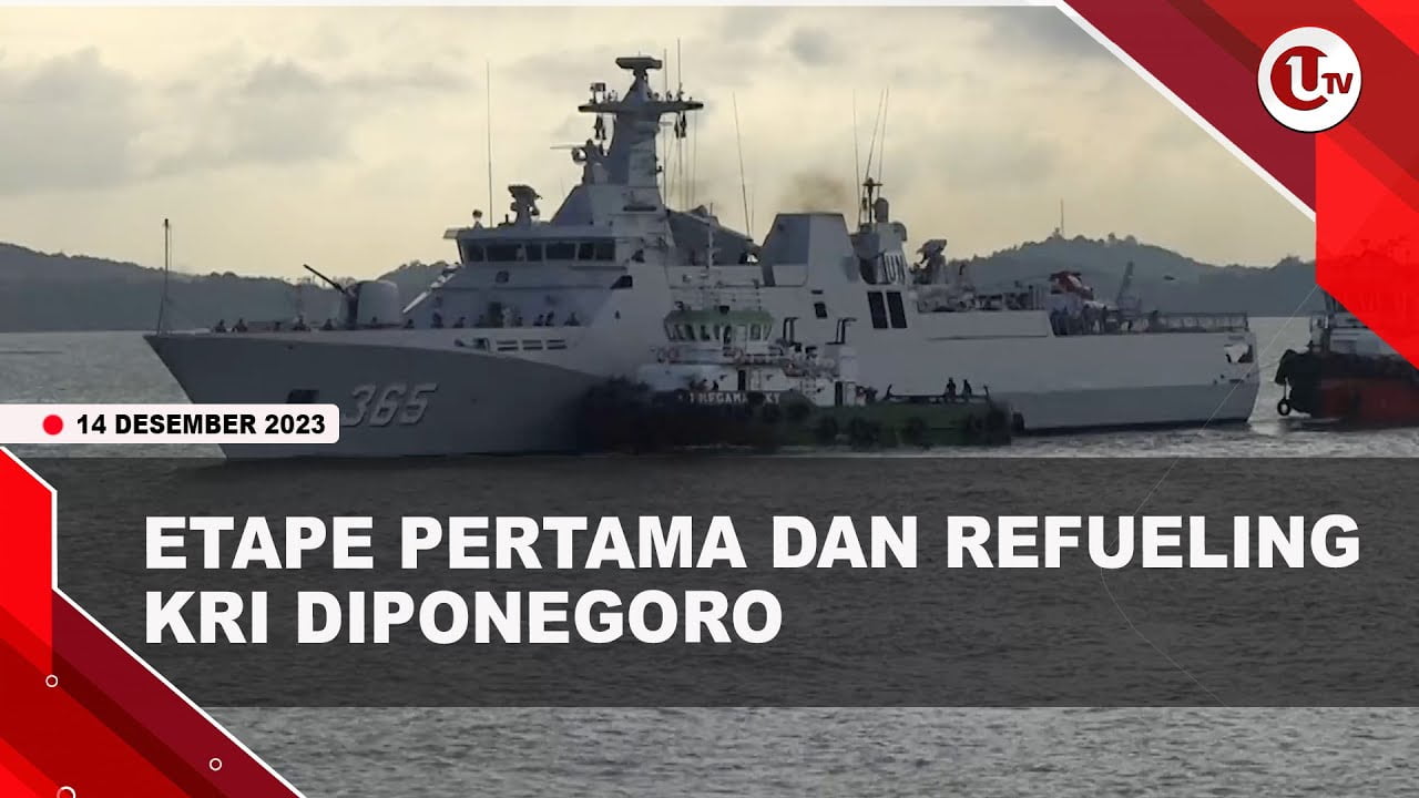 [Video] Misi Perdamaian Dunia, KRI Diponegoro 365 Tiba di Batam | U-NEWS