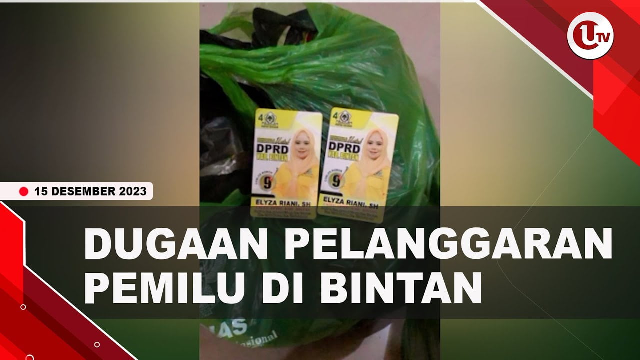 [Video] Kartu Nama Caleg di Paket Sembako Jadi Dugaan Pelanggaran Pemilu | U-NEWS