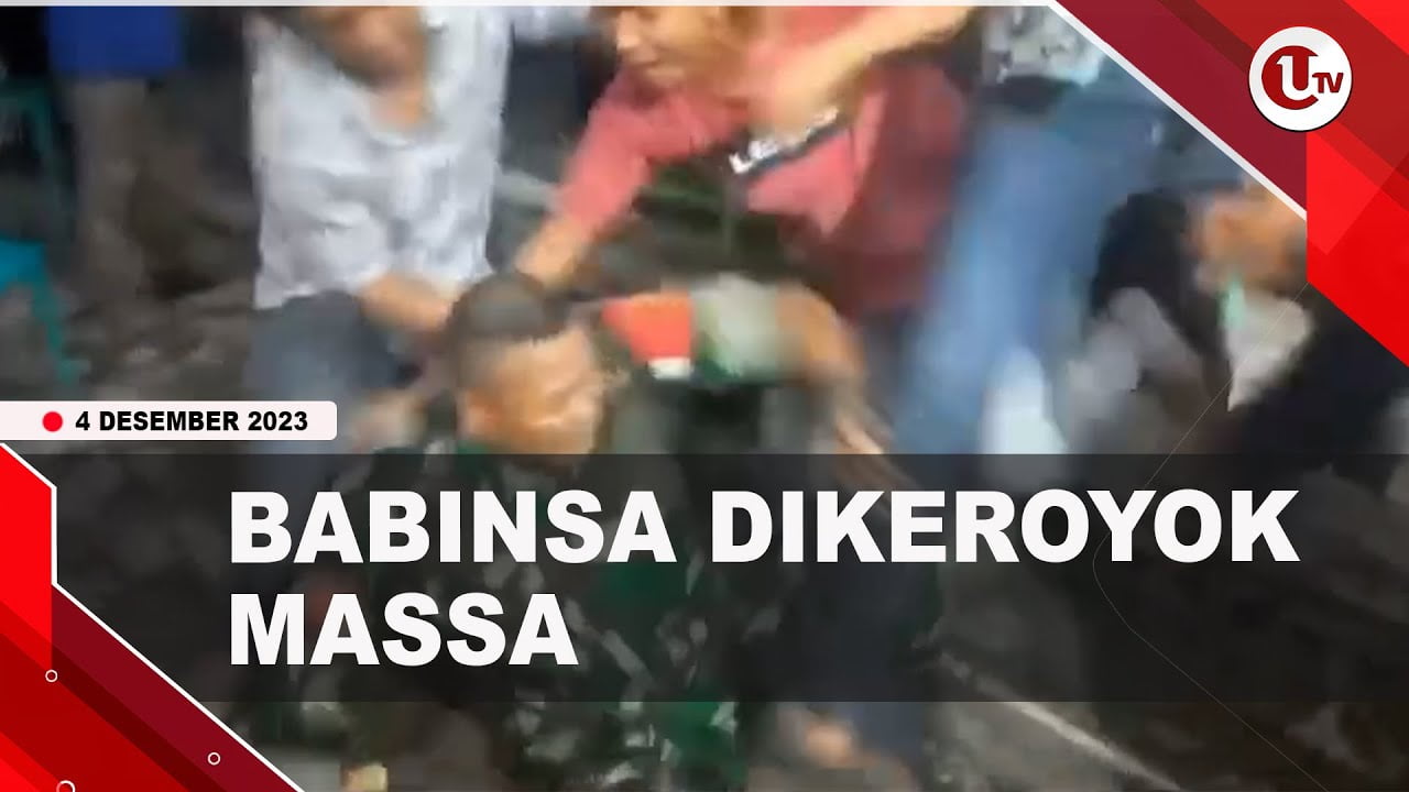 [Video] Babinsa Dikeroyok Saat Melerai Perkelahian | U-NEWS