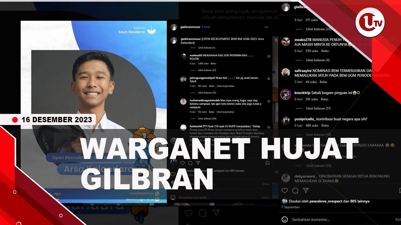 [Video] Nobatkan Jokowi Alumni Paling Memalukan, Ketua BEM UGM Banjir Hujatan | U-NEWS