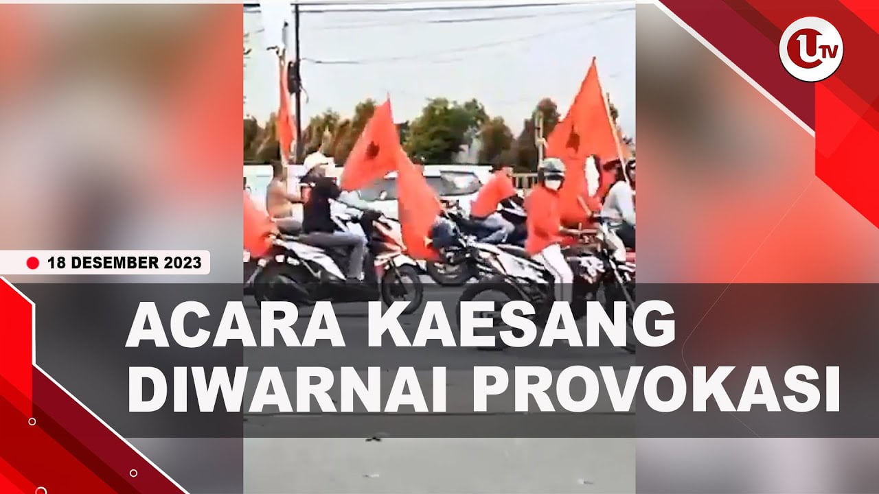 [Video] Massa Bawa Bendera PDIP dan Geber Motor di Acara PSI| U-NEWS