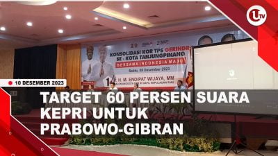 [Video] Gerindra Siapkan Ratusan Koordinator TPS se-Tanjungpinang | U-NEWS