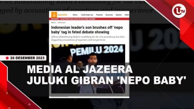 [Video] Media Asing Aljazeera Sebut Gibran Bayi Nepotisme | U-NEWS