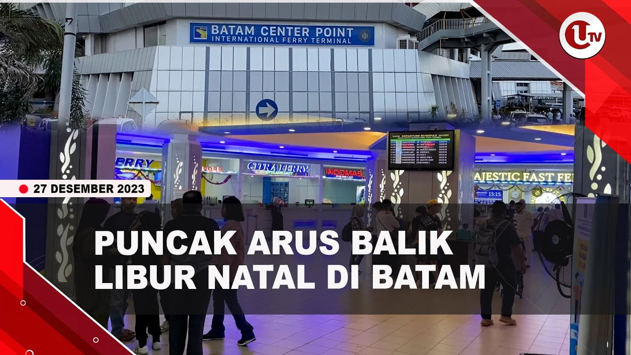 [Video] Puncak Arus Balik, 11 Ribu Penumpang Lewati Pelabuhan Internasional Batam | U-NEWS
