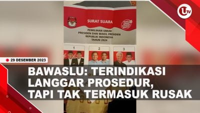 [Video] Viral Surat Suara di Taiwan, PPLN Taipei Bakal Disidang | U-NEWS