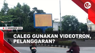[Video] Tahapan Kampanye Dimulai, Caleg Kampanye Lewat Videotron | U-NEWS