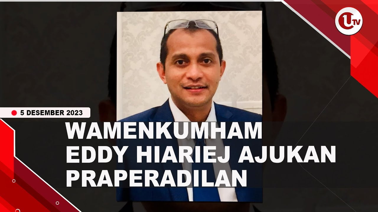 [Video] Wamenkumham Eddy Hiariej Ajukan Praperadilan | U-NEWS