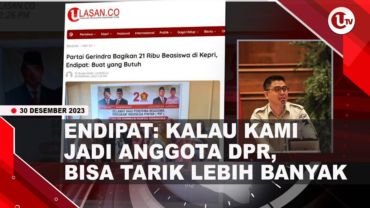 [Video] Gerindra Bagikan 21 Ribu Beasiswa di Kepri