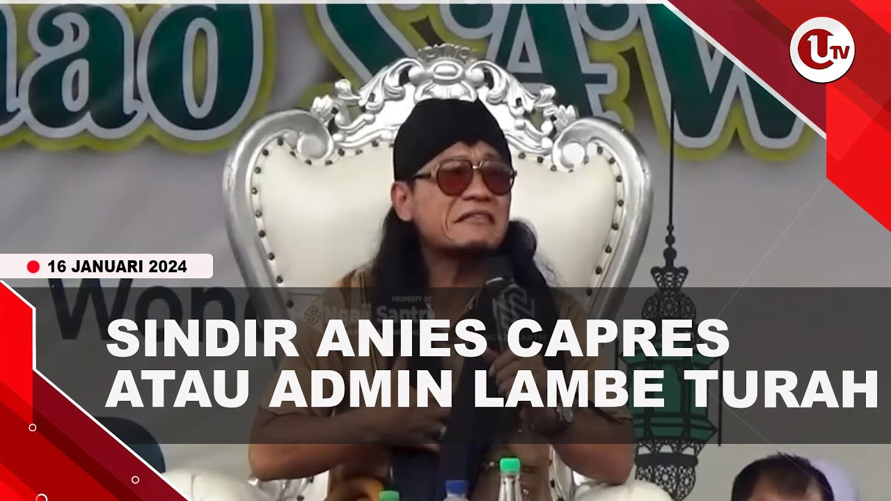 [Video] Gus Miftah Sindir Anies Capres atau Admin Lambe Turah