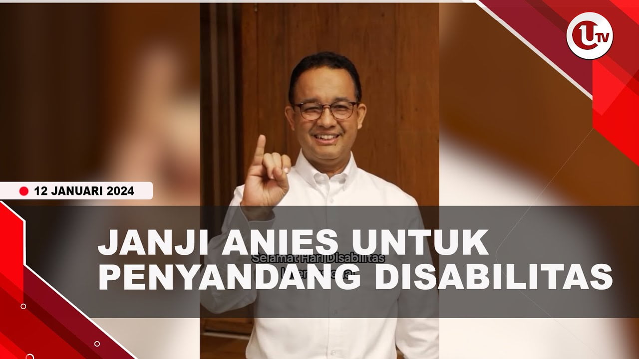 [Video] Anies Janji Libatkan Penyandang Difabel dalam Mengambil Kebijakan