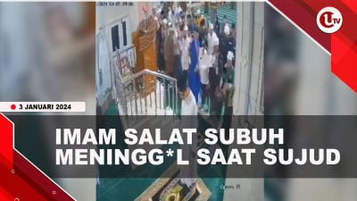 [Video] Detik-detik Imam Salat Meninggal Dalam Posisi Sujud