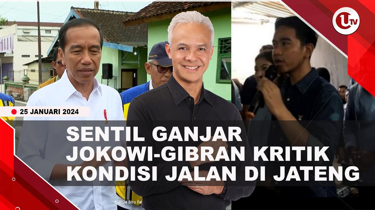 [Video] Jokowi dan Gibran Kompak Kritik Jalan Rusak di Jateng