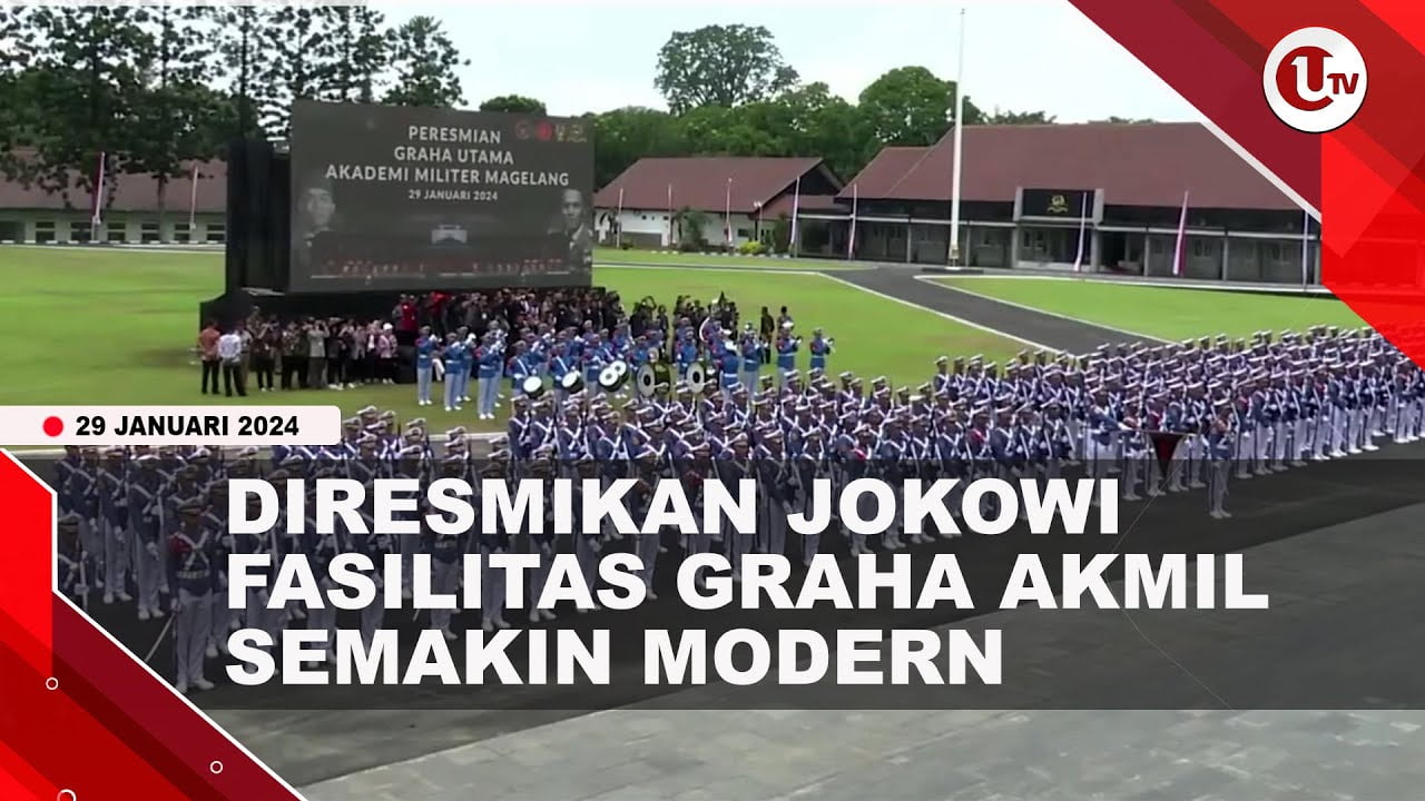 [Video] Jokowi Resmikan Graha Akademi Militer di Magelang