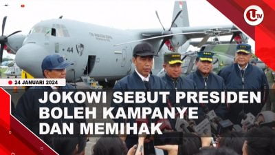 [Video] Didampingi Prabowo, Jokowi Sebut Presiden Boleh Memihak dan Kampanye