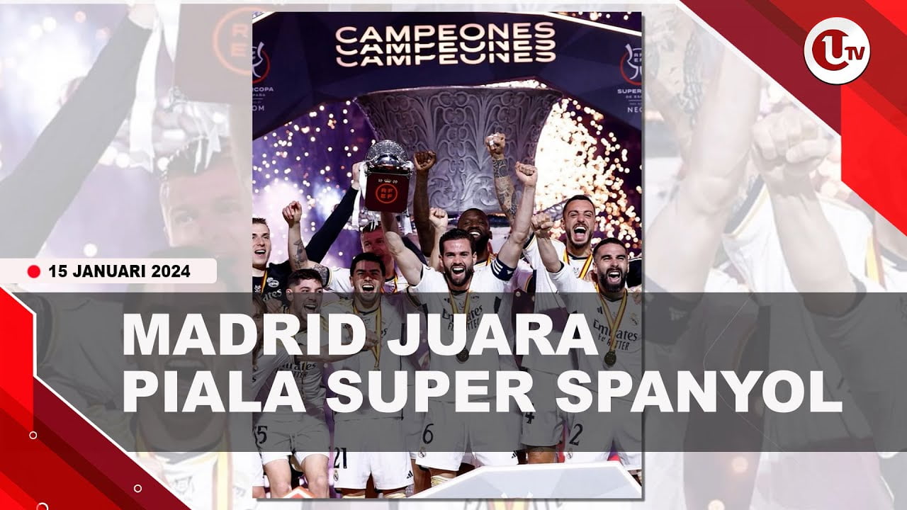 [Video] Libas Barca 4-1, Real Madrid Juara Piala Super Spanyol 2024