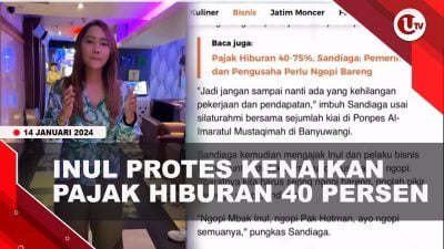 [ video ] Inul Protes ke Sandiaga Terkait Kenaikan Pajak Hiburan 40 Persen I U News