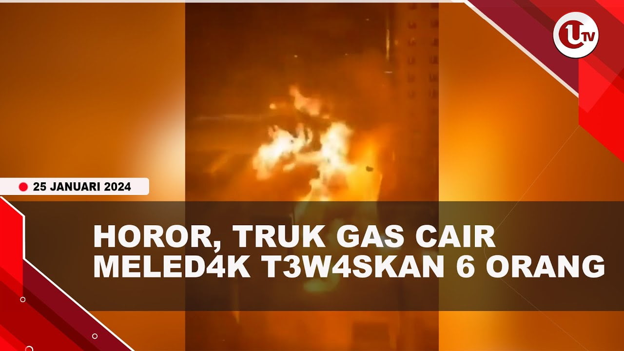 TRUK BERMUATAN GAS ALAM CAIR MELEDAK DI IBU KOTA MONGOLIA