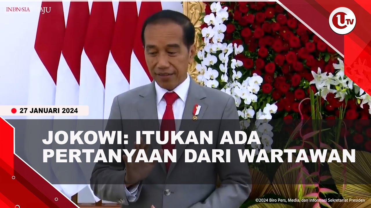 JOKOWI KLARIFIKASI SOAL PRESIDEN BOLEH KAMPANYE