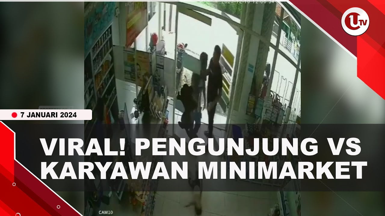 Viral di media sosial sebuah video pemukulan oleh seorang pembeli terhadap karyawan di salah satu minimarket.
