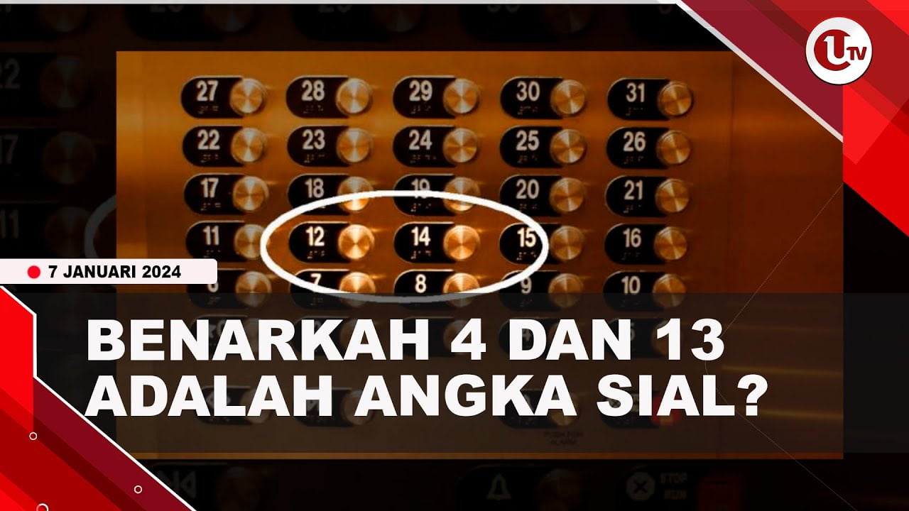 MITOS LANTAI 4 DAN 13 BAGI HOTEL DAN APARTEMEN