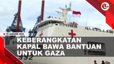 [Video] Menhan Prabowo Lepas Kapal Bawa Bantuan Untuk Warga Gaza