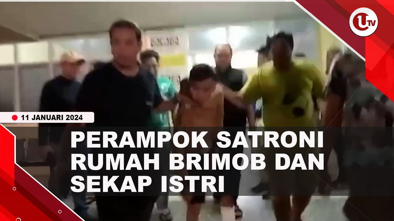 [Video] Pelaku Perampokan Rumah Brimob Dihadiahi Timah Panas