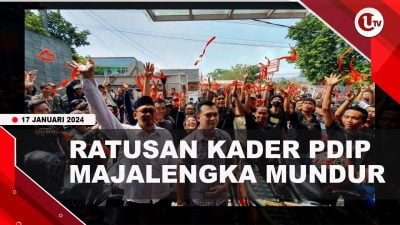 [Video] Ikuti Maruarar Sirait, Ratusan Kader PDIP Majalengka Mundur