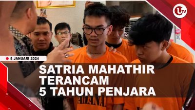 [Video] Seleb Tiktok Satria Mahathir Ditangkap Usai Keroyok Anak DPRD Kepri