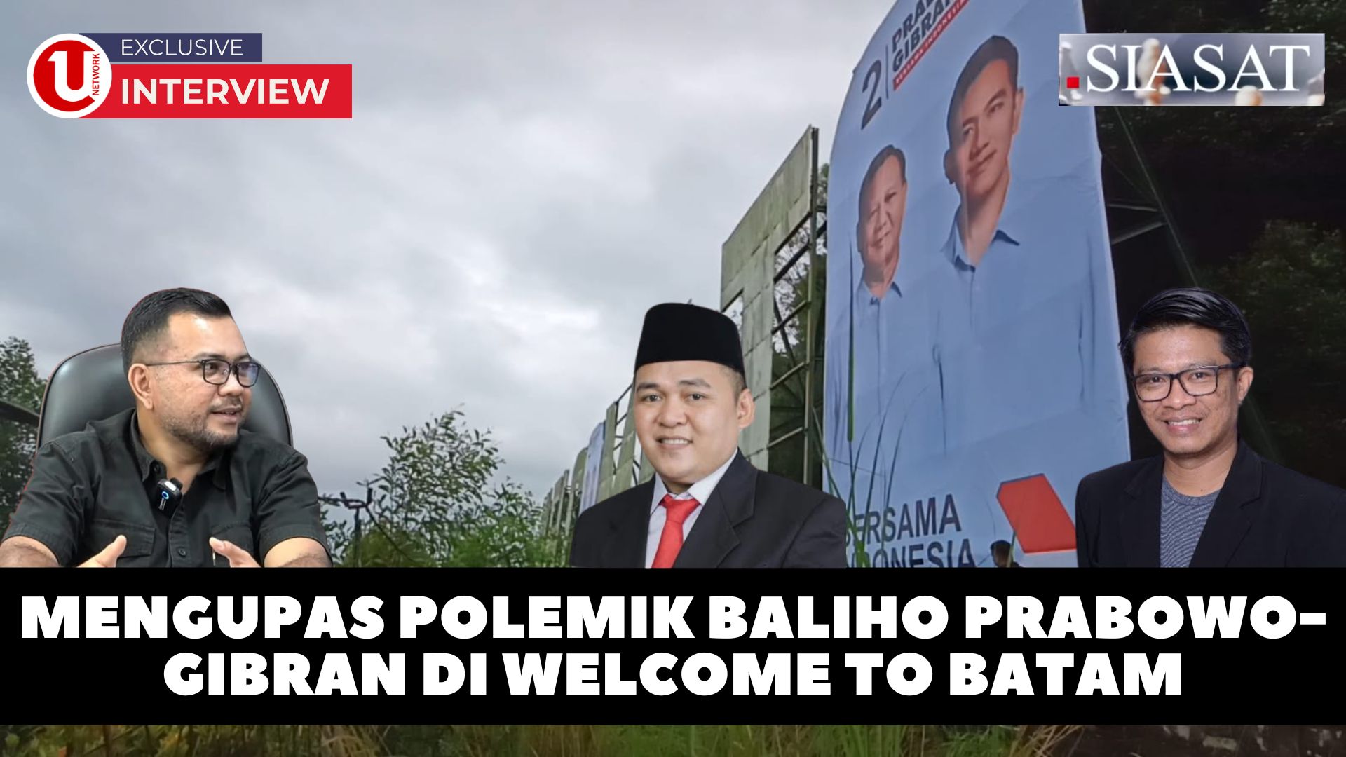 [LIVE] Mengupas Polemik Baliho Prabowo-Gibran di Welcome to Batam | SIASAT