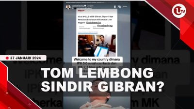 [Video] Tom Lembong Unggah Ulang Konten Soal Ijazah Gibran