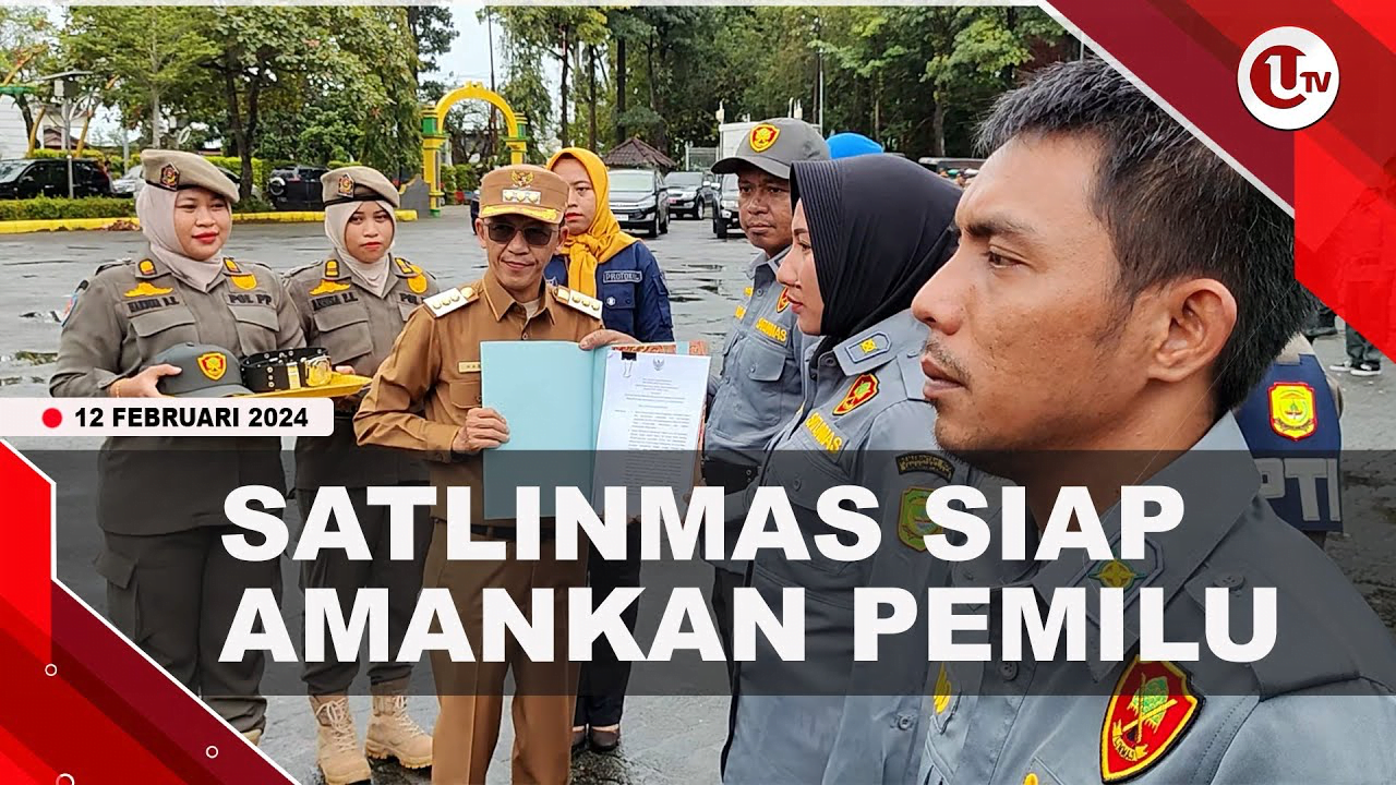 [Video] 1.402 Satlinmas Siap Amankan Pemilu di Tanjungpinang